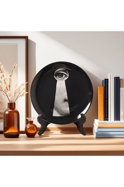 Choice L 1Pc Scandinavian Style Retro Decorative Plate Set, Ideal for Living ...