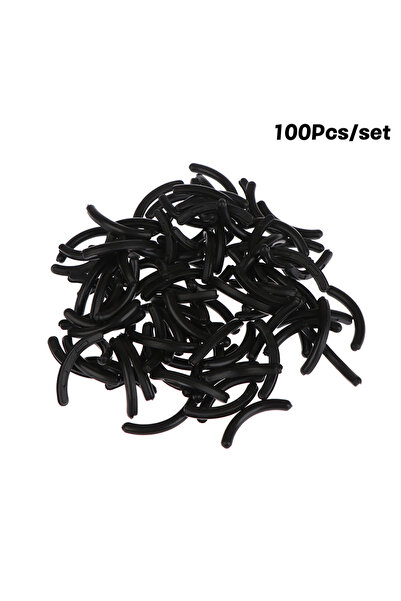 Choice4 100Pcs Black Eyelash Curler Replacement Pad Strong Elasticity Strip M...