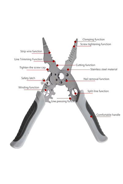 Choice 1PCS Multifunctional Electrician Pliers 21-in-1 Wire Stripper Separato...