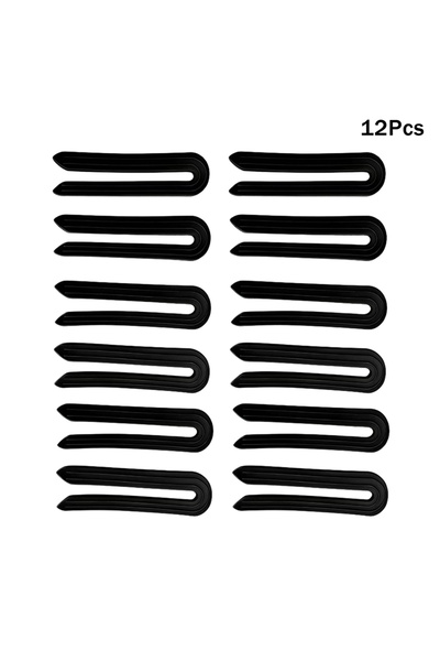 Choice1 12Pcs Black 6/12Pcs U-shaped Insulation Clip High Temperature Salon H...