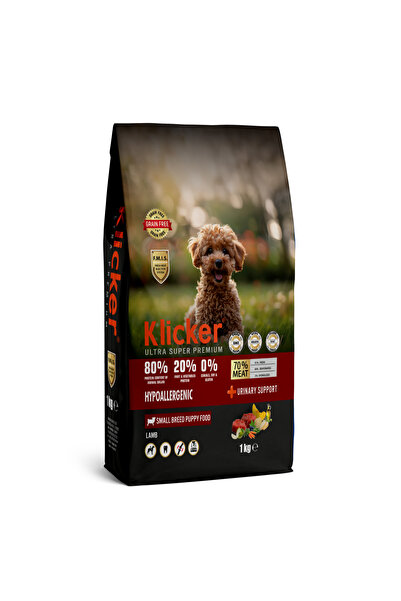 klicker MİNİ IRK YAVRU KÖPEK MAMASI HYPOALLERGENİC KUZULU 1 KG