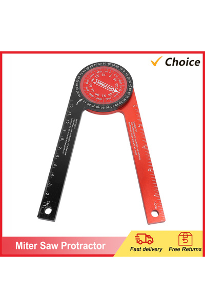 Choice Miter Saw Protractor 360 Degree Aluminum Alloy Cutting Positioner Mite...