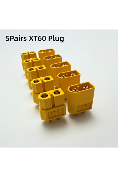 Choice4 5Pair XT60 Plug XT60 Male Female Bullet Connectors Plug Adapter With ...