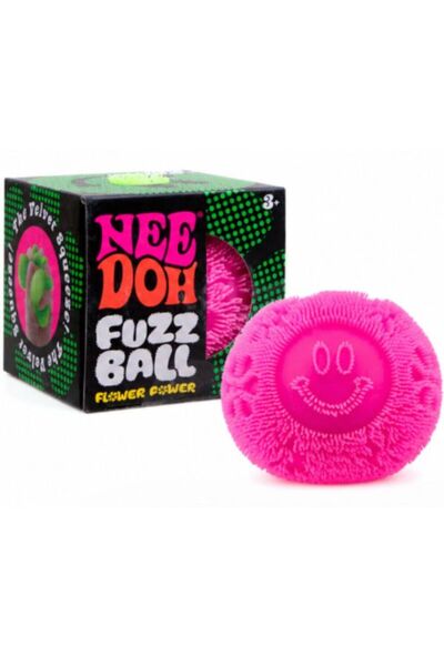 Needoh Minge Antistres Nee Doh Fuzz Ball, Diametru 7 cm, Textura Pufoasa si E...