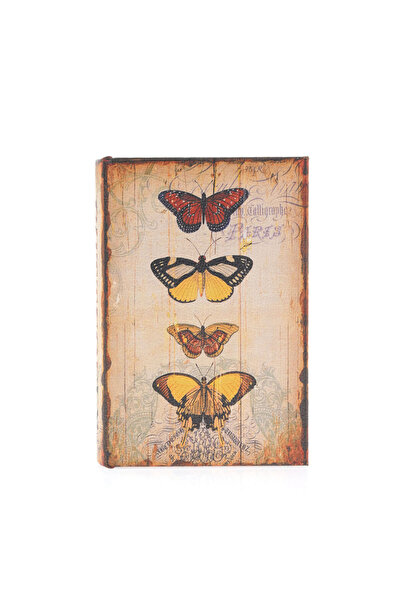 meli melo Cutie decorativa tip carte cu fluturi vintage 16 cm