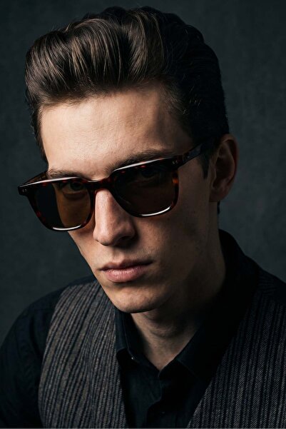 Bilge Karga Nolta Leopard Brown Men's Sunglasses
