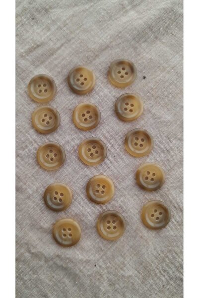 ILERI EUROPE Polyeser Button 14 mm 15 Pcs