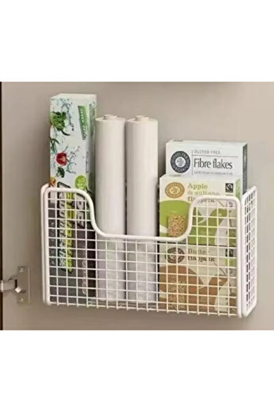 choice2 SNJ-W Punch-free Kitchen Cabinet Door Storage Box Iron Rack Wall-moun...