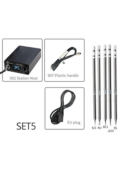 Choice1 with 907 handle SET5 Quick Heating T12 Soldering Station Electronic W...