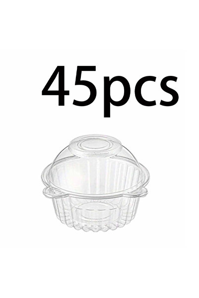 Choice3 45 قطعة من صناديق شفافة على شكل رأس دب، تتضمن 8 قطع و18 قطعة و26 قطعة...