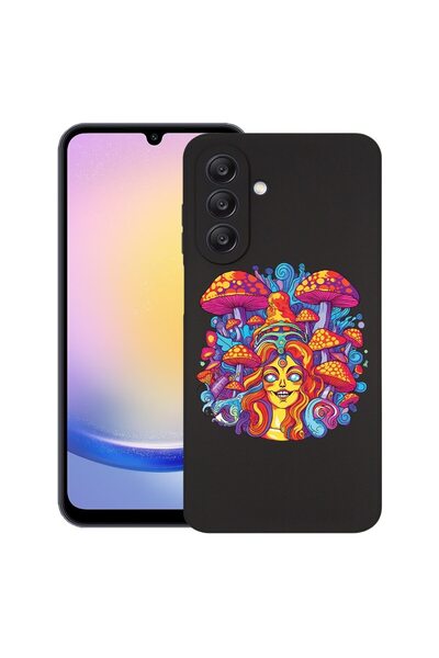 bestcase Husă pentru Samsung Galaxy A36, Ciuperci în culori de vis, Silicon s...
