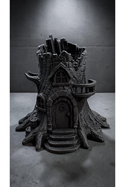 Belupa Decorative Pen Holder with Tree House Figure - Fantastic Desktop Organ...