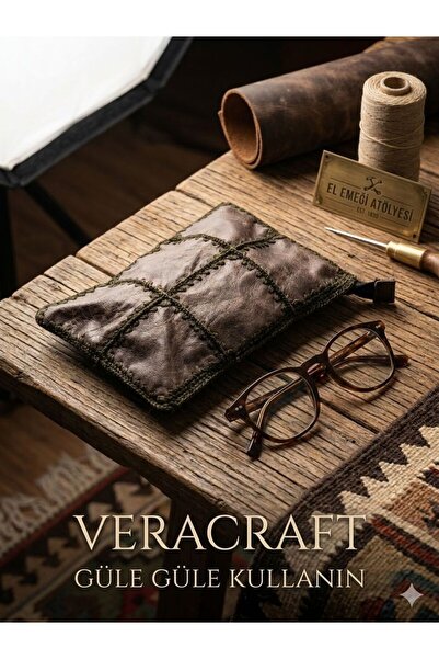 Deri clutch Çanta