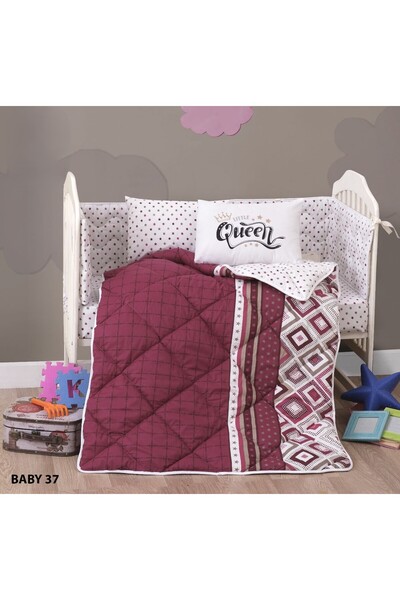 NAJMA Baby Bedspread Artificial Haajar Turkish 100% Cotton 95X145