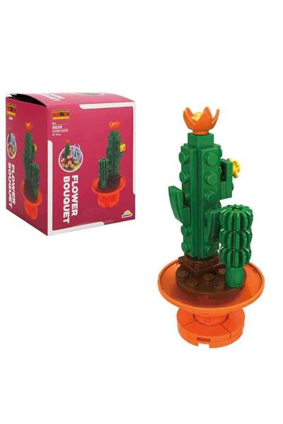 Liva Craft Lego Çiçek Seti Kaktüs