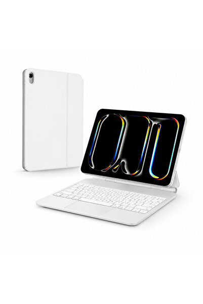 EHZ TEKNOLOJİ iPad A16 / 10. Nesil 10.9 Uyumlu Manyetik Standlı Touchpadli Bl...