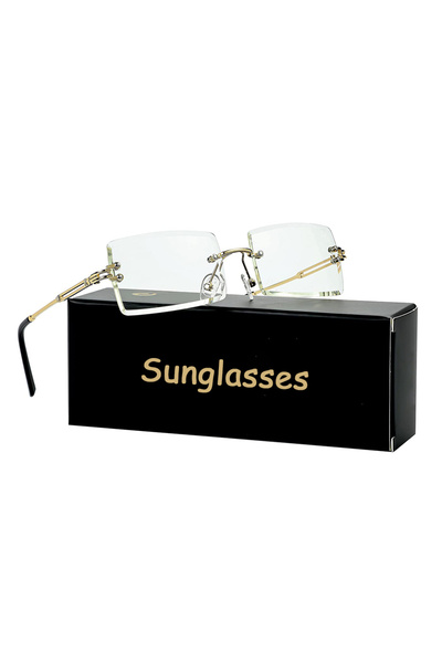 Choice1 045-Transparent Men's Sunglasses Retro Sunglasses for Men Women Tinte...