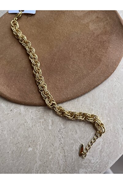 MİSSBEQA XUPİNGG Gold Zincir Bileklik
