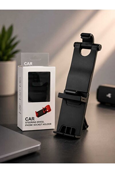 Gerenic Car Phone Holder Mount - Secure Attachment to the Steering Wheel - St...