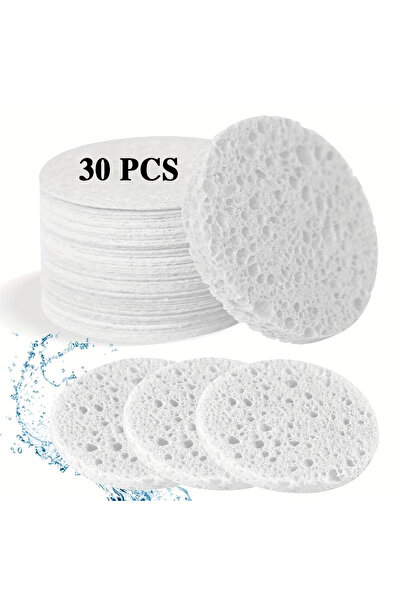 Choice1 30PCS 30/60 pieces of natural beauty care sponges, free of alcohol an...