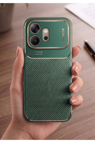 Rivor Honor 600 Uyumlu Kılıf Kamera Korumalı Darbe Emici Karbon Desenli Renk ...
