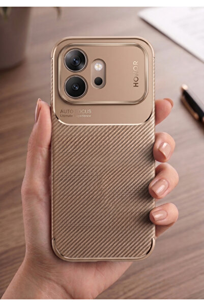 Rivor Honor 600 Uyumlu Kılıf Kamera Korumalı Darbe Emici Karbon Desenli Renk ...