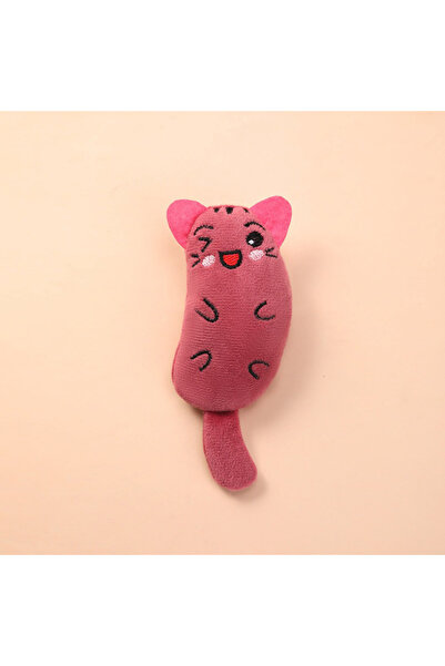 choice2 rose red Funny Pet Plush Embroidery Toy Cat Expressive Mouse Toys Int...