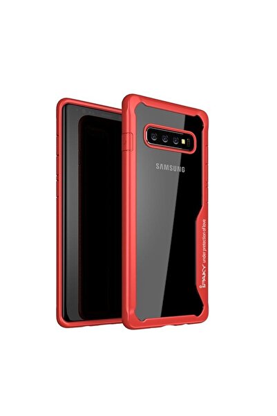 iPaky Survival Case Gel Anti-Fall Cover Samsung Galaxy S10e Κόκκινο