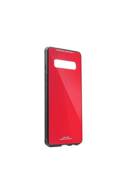 OEM Glass Case Samsung Galaxy S10 Plus Κόκκινο