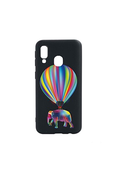 bestcase Husa Silicon Compatibila Cu Samsung Galaxy A40, Rainbow Elefant, rez...