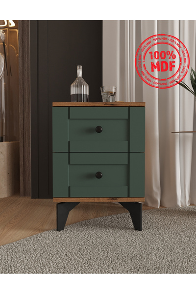 Teen & Bright TOPRAK 2 ÇEKMECELİ KOMODİN - TAMAMI MDF