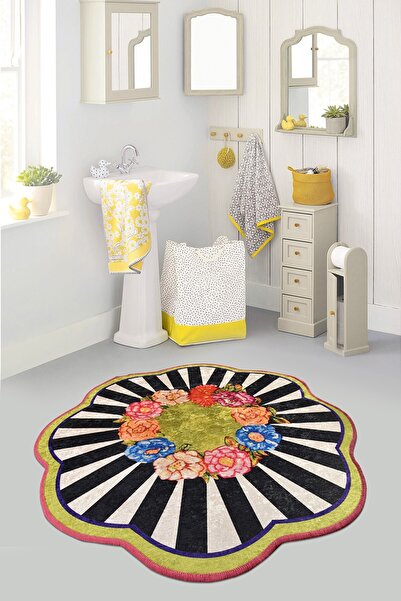 FARİKA Bathmat Non-Slip Underside Diameter: 100 Cm Loan