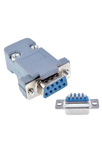 Choice1 2 DB9 D-sub Connectors Plug RS232 COM 9 Pin Jack Socket Adapter Femal...