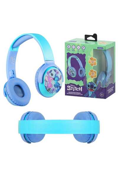 Volkano Kablosuz Kulak Üstü Bluetooth Kulaklık Stitch Aux Input