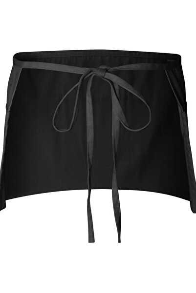 Choice1 black Fashion chef Short Small Apron 3 Pockets Waist Apron Black Wate...