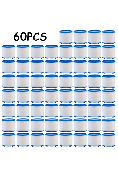 Choice 60Pcs [60pcs ] PP Water Filter Cartridges - Heavy-Duty Faucet, Shower ...