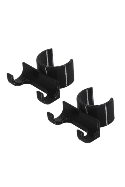 Choice3 Black-2Pcs 2Pcs Anti-slip Razor Holder For Shower Rod, Fits 23-25 MM ...