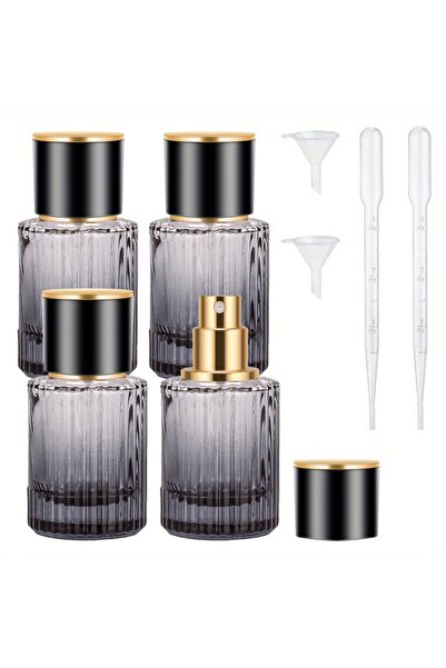 Choice1 زجاجة عطر زجاجية 30 مل، 4 قطع، 30 مل (2/4 قطع)، بخاخ عطر فارغ قابل لإ...