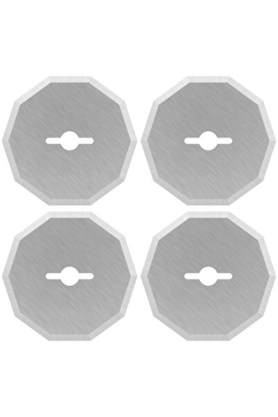 Choice Silver 4pcs 4Pcs Electric Scissors Blades Tungsten Steel Rotary Blade ...