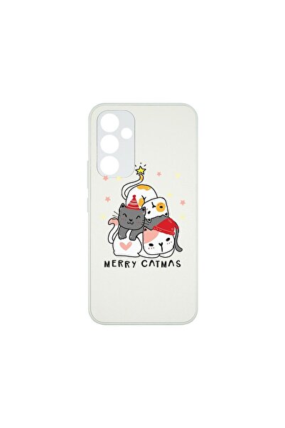 bestcase Елегантен кожен калъф, съвместим със Samsung Galaxy A34 5G, Весела К...