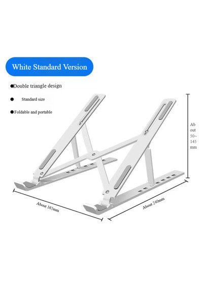 Choice plastic Silver Laptop Stand, Desktop Height Increase, Aluminum Alloy S...