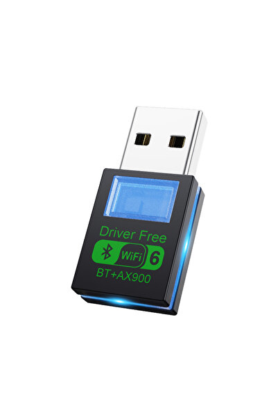 Choice1 محول واي فاي 6 AX900 مع بلوتوث 5.4، بطاقة شبكة لاسلكية USB، هوائي واي...