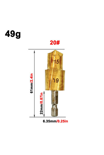 choice2 1pc 20 Hexagonal handle lifting drill bit PPR ladder drilling water e...