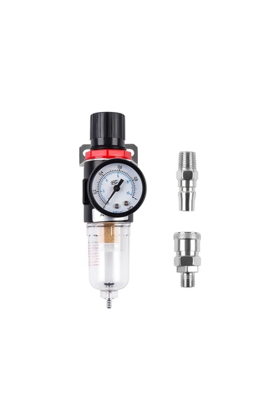 Choice Transparent Afr-2000 Pneumatic Filter Regulator Kit 1/4" | Air Treatme...