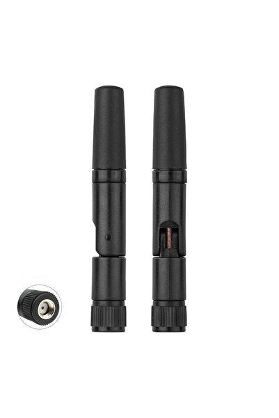 Choice 2 قطعة هوائي RP SMA 3dBi 2.4GHZ قابل للطي اتجاهي صغير لشبكات الواي فاي...