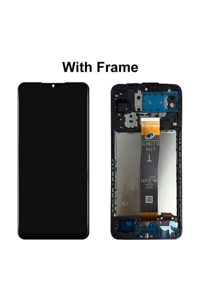 Choice1 شاشة LCD سوداء مع إطار 6.5 بوصة IPS لـ A12 Nacho A127 SM-A127F، شاشة ...