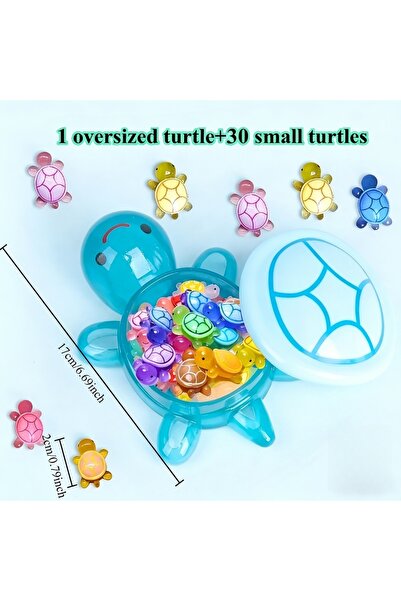 Choice3 01 1+ 30 Pcs Glow-in-the-dark Resin Turtle Big Turtle Can Open Lid Bo...