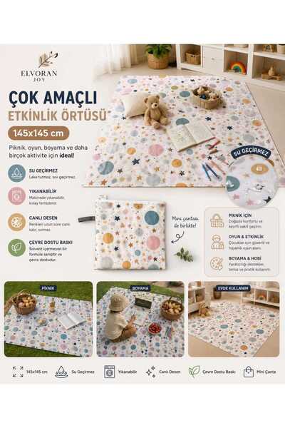 ELVORAN JOY SIVI GEÇİRMEZ ÇOK AMAÇLI ETKİNLİK ÖRTÜSÜ VE ÇANTASI