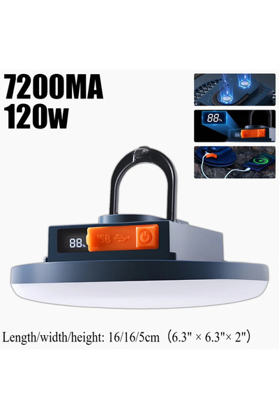 Choice1 Heinast Camping Lantern 120W Bright Emergency Floodlight,Built-in Rec...