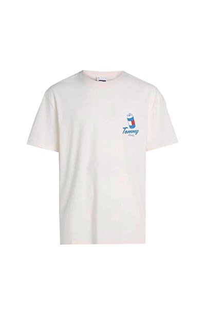 Tommy Hilfiger Tricou bărbătesc cu mânecă scurtă și imprimeu pe spate, mărimea M